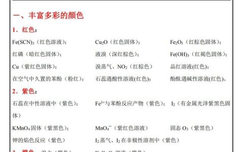 化学基础知识点总结，有机化学基础知识点总结