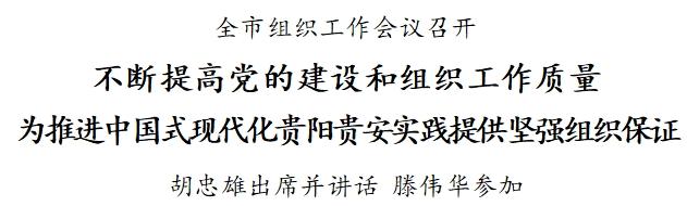 全市组织工作会议，市委组织工作会议？